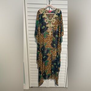 Lilly Pulitzer Rosia embroidered caftan